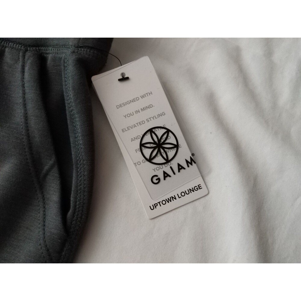 NEW Gaiam Pants Womens XS Gray Hudson Jogger Uptown Lounge Pockets Athleisure - Picture 3 of 12